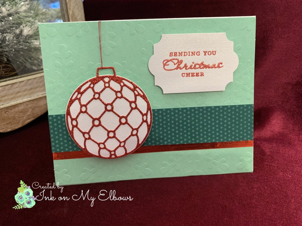 Stampin Up Beautiful Baubles card