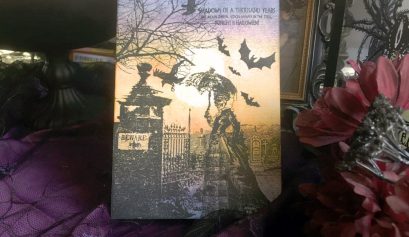 spooky ombre inked card