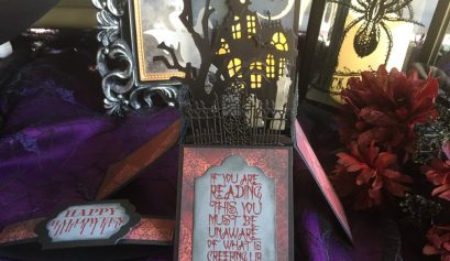 Tim Holtz Halloween 2017 village graveyard